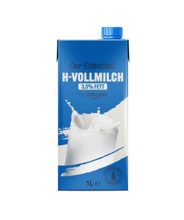 by Amazon UHT Whole Milk 3.5% Fat 1L Pack of 1
