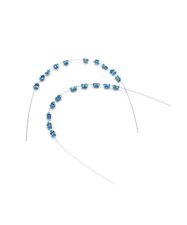 Temporary Dental Decorations for Orthodontists | 1 Pack Blue - Metal Wires Brackets & Ligatures for Students - Buy Online on GoSupps.com