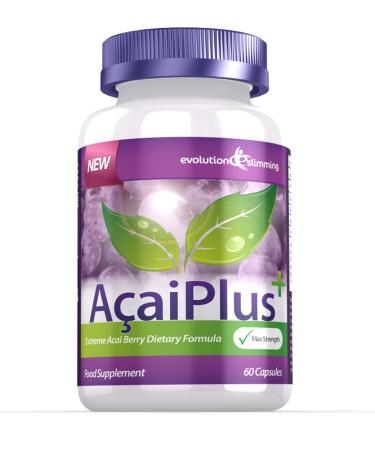 Acai Plus Extreme Acai Berry Complex 1 Month Supply (60 Capsules) Evolution Slimming