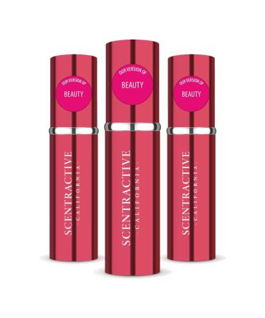 CA Perfume Impression of Calvin K. Beauty For Women Replica Version Fragrance Dupes Concentrated Long Lasting Eau de Parfum Spray Refillable Atomizer Bottle 0.17 Fl Oz/5ml-X3 CALVIN K. BEAUTY IMPRESSION 0.51 Fl Oz (Pack of 1)