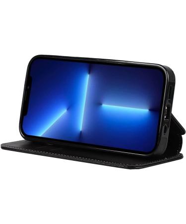 BRART Wallet Case for iPhone 13/13 Pro/13 Pro Max PU Leather Magnetic Protective Flip Case Cover with Credit Card Slot Viewing Stand Shockproof TPU (Color : Black Size : 13pro max 6.7") 13pro max 6.7" Black - Buy Online on GoSupps.com