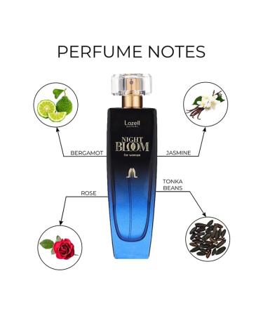 Lazell Night Bloom Perfume for Women | Impression by Good Girl | Eau De Parfum 3.4 Fl Oz | Floral Oriental Fragrance | European oncentrated Scent Lasts 6-9 Hours - Buy Online on GoSupps.com