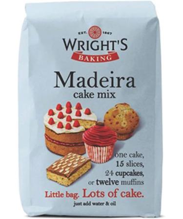 Wright's | Madeira Cake Mix 500g | Madeira Cake mix which has a subtle buttery and vanilla flavour can be used to bake light & moist cakes slices muffins or cupcakes - Buy Online on GoSupps.com
