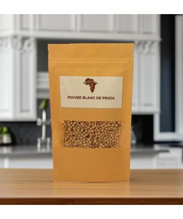 Poivre Blanc de Penja Saveur Intense & Notes Bois es pice d Exception du Cameroun 25g IGP & 100% Naturel - Buy Online on GoSupps.com