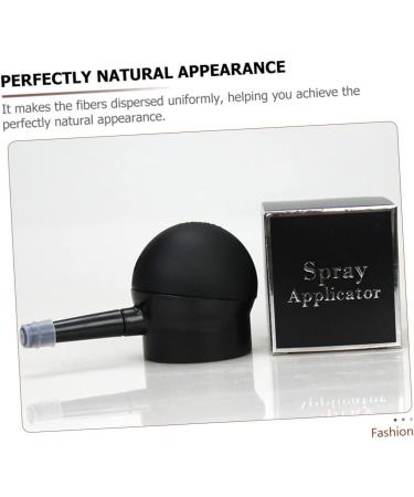Mikinona 2 Pcs Silicone Nozzle Spray Pump Fibers Sprayer Powder Applicator Black - Buy Online on GoSupps.com