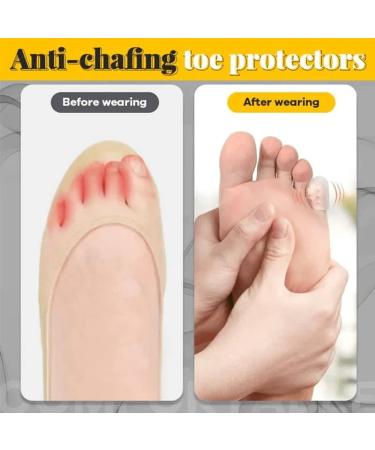 Silicone Toe Protectors for Corns, Blisters & Pain Relief - 10PCS - Buy Online on GoSupps.com