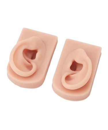 Soft Silicone Ear Model 1 Pair | Stretchable for Teaching & Medical Training | Medium Skin Tone - Buy Online on GoSupps.com