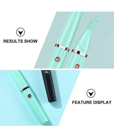 Buy Electric Eyebrow Trimmer | Portable Hair Removal for Women | 1 Pc Green Facial Razor for Upper Lip & Chin Hair - Buy Online on GoSupps.com