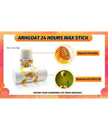 ARHGOAT Hair Wax Stick 2.7oz - Long-Lasting Hardness and High Shine with Beeswax and Olive Oil - Natural Formula for Women - Buy Online on GoSupps.com