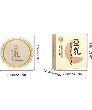 Japanese Concealing & Setting Soy Milk Powder Concealing And Setting Soy Milk Powder Long Lasting Coverage Smoothing & Oil Control (Skin) - Buy Online on GoSupps.com