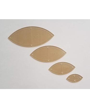 Orange Peel and Leaf Quilting Template Set - 4 Piece with 1/4 Seam Allowance - Buy Online on GoSupps.com