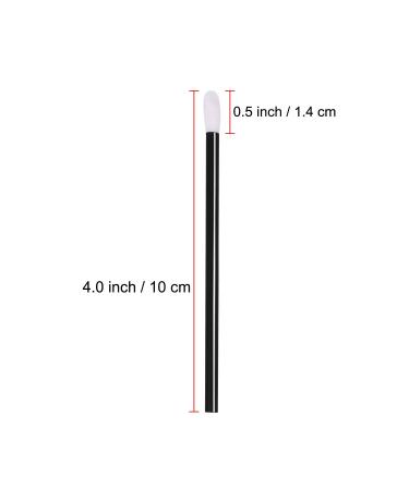 EVERMARKET 50 Disposable Lip Brushes - Lipstick Gloss Wands Applicator Makeup Tool Kit | Black | International Shipping Available - Buy Online on GoSupps.com