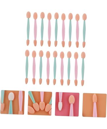 Beavorty 2 Sets Eye shadow brush women s suits beauty sponge cosmetology kit eyebrow brush double shadow 7.4X1cmx2pcs As Shownx2pcs - Buy Online on GoSupps.com