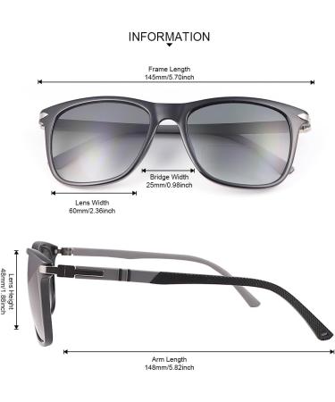 Devirld Polarized Bifocal Reading Glasses for Men & Women - UV400 Protection Spring Hinge Anti-Glare Outdoor Sunglasses - 2.0x Magnification - Buy Online on GoSupps.com
