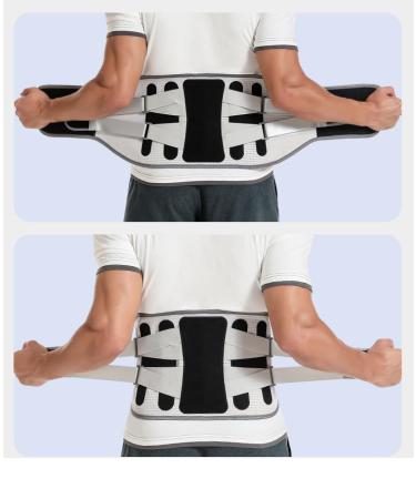 Adjustable Back Brace for Men & Women | Lower Back Pain Relief Lumbar Support Belt | Sciatica Scoliosis & Herniated Disc Relief (X-Large 35.5-41.3 Inch - Buy Online on GoSupps.com