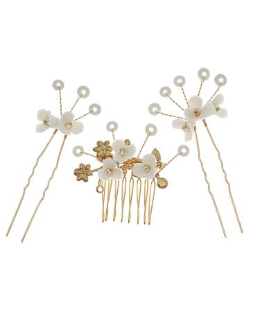 Beaupretty 1 Set Bridal Hairpin Miss Hair up Alloy The Flowers