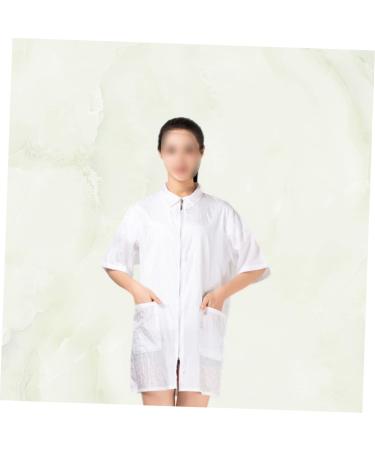 minkissy Clothes Hair dye Clothes Work Clothes Mens Tank Tops thobes for Men Custom Barber Jackets Chef Coat Jacket Clothes Hair Dye Hair Treatment Breathable Cloak Apron Apron - Buy Online on GoSupps.com