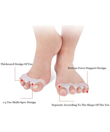 Shop LME Corrector Hallux Valgus Toe Sprizer 2x - Summer Essential Soft Gel Silicone BPA Free Universal Size - Satisfaction Guarantee - Buy Online on GoSupps.com