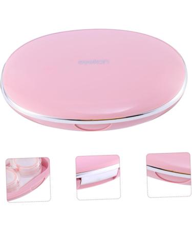 Lurrose Box Companion for Contact Lenses | Decorative Lens Case & Solution Holder | UK Shipping | 10.2x7.8cm Pink - Buy Online on GoSupps.com