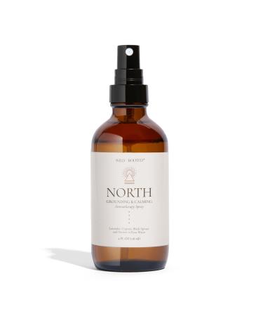 Wild + Rooted North Aromatherapy Room & Body Spray | Long-Lasting, All Natural Essential Oil Spray - Lavender, Cypress, Black Spruce, Vetiver in Rose Water | Calming & Grounding - 4oz
