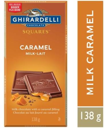 GHIRARDELLI Milk Chocolate Caramel Bar 138g - Buy Online on GoSupps.com