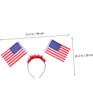 FRCOLOR United States Flag America Flag Ladies Headbands American Flag Women Headband Hairband Flag Hair Hoop Flag Headband Miss Girl Headgear medium As Shown - Buy Online on GoSupps.com