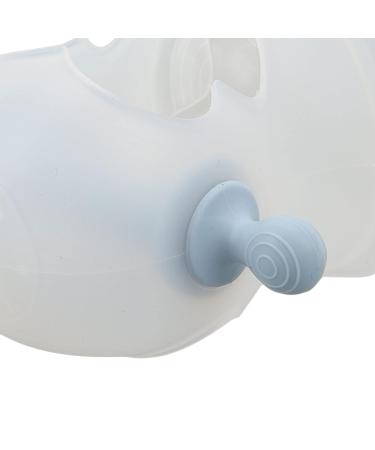 Wrist Hand Teether Monkey Head BPA Free Safe Teething Toy for Toddler Bed - Transparent Blue - Buy Online on GoSupps.com