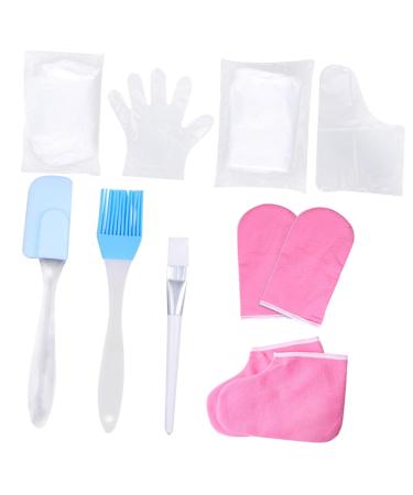 FRCOLOR Hydratants pour Soin des Mains Paraffine pour Spa Couvre Meilleure P n tration des Nutriments Couleur Al atoire 17.5x6cm Rose