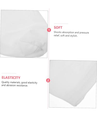 Ipetboom 4pairs Moisturizing Socks Spa Gloves Dry Feet Socks Moisturizer Socks Cotton Moisture Enhancing Socks Stretch Boat Socks Anti-Crack Foot Elastic Stockings Cotton Spandex White - Buy Online on GoSupps.com