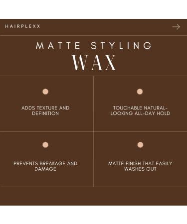 Buy Hair Wax for Men - All Day Hold Matte Finish Paraben Free 2.7 oz - Perfect for All Hair Types Improve Texture & Thickness - Buy Online on GoSupps.com