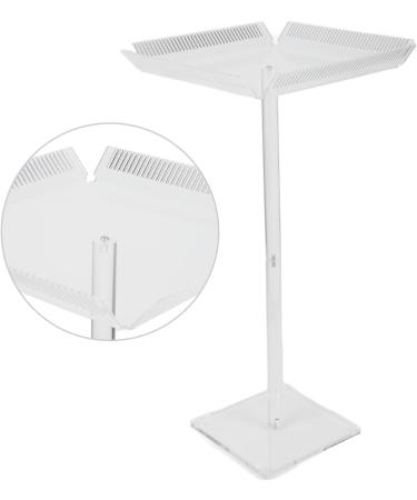 Acrylic Hair Extension Stand Wigs Display Rack Holder Braiding Hair Rack Professional Transparent Braiding Rack Hair Extension Separator Holder - Buy Online on GoSupps.com