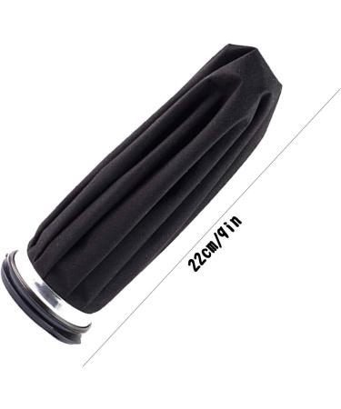 Ice Bag | Reusable Headaches Cold Ice Compress - Hot and Cold Bag with Screw Top Multifunctional Ice Cold Bag Ice Packs for Physical Supplies Gyouza Black 9 Inches - Buy Online on GoSupps.com