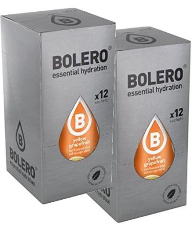 Buy Bolero Drinks Yellow Grapefruit - Sugar-Free Instant Powder (Pack of 24) - Refreshing 9g Sachets for Healthy Hydration - Buy Online on GoSupps.com