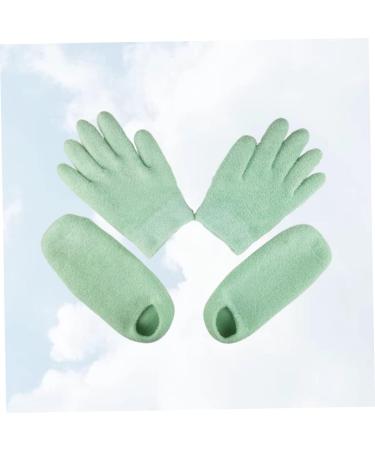Beaupretty 1 Set Cracked Heels Socks Hand Care Gloves Hand Softening Gloves Paraffin Gloves and Shoe Covers Dry Skin Gloves Hand Lotion Gloves Spa Socks Gel Socks Booties Foot Heel Socks - Buy Online on GoSupps.com