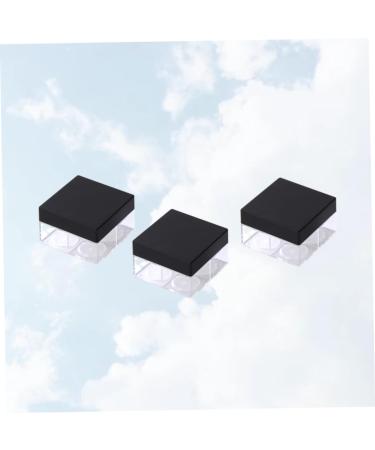 DOITOOL 6 pcs Travelling Loose Cosmetic Powder Case Makeup Puff Empty Portable Bottle Subage Four Square Size 2x2pcs As Shownx2pcs - Buy Online on GoSupps.com