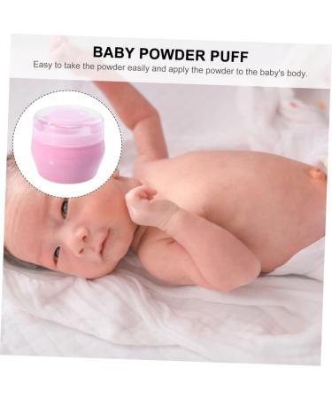 VICASKY Lot de 2 houppes lisses en peluche pour b b - Pompon poudre pour b b - Pour de - R cipient vide pour le corps - moelleux - Poudre - Conteneur PP - Buy Online on GoSupps.com