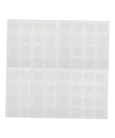 FRCOLOR FRCOLOR 5 Sheets UV Detection Stickers for Sunscreen Sun Reminder Star-Shaped Sticker with Color-Changing Detection Patches for Hawaiian Parties Swimming and Beach