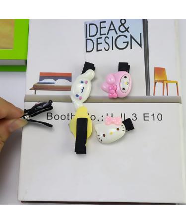 Santa Cute Cartoon Hair Clips for Girls - Set of 5 Metal Snap Barrettes | Girls Hair Accessories Gift - Buy Online on GoSupps.com