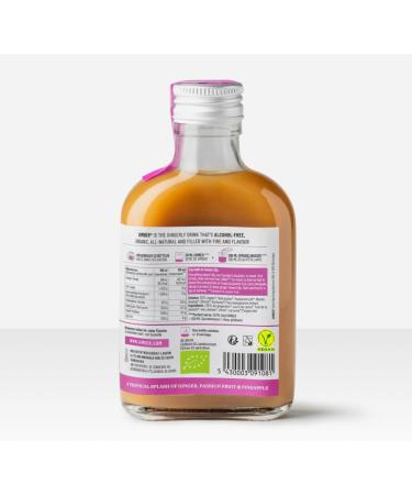 GIMBER - Sweet Lilly - Organic ginger concentrate 200ml - Alcohol-free organic drink made from a mixture of ginger passion fruit pineapple and turmeric - Essence of - Buy Online on GoSupps.com