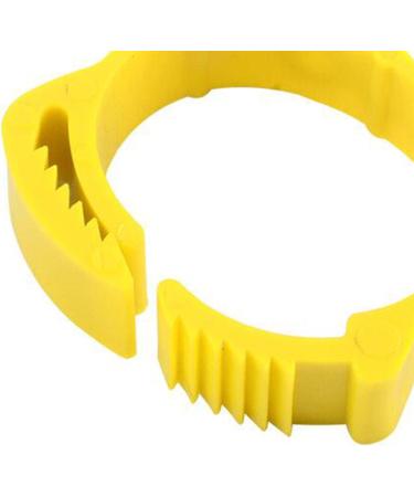 Fenteer 100 St e 2.8 cm Adjustable Chicken Rings - Yellow Clip Rings for Poultry (Geese Ducks) - Durable Foot & Leg Identification Tags - Buy Online on GoSupps.com