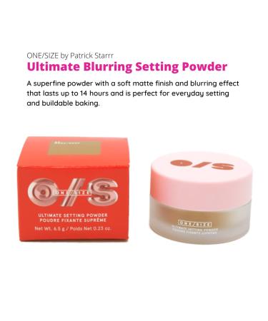 Buy ONE/SIZE by Patrick Starrr Mini Ultimate Blurring Setting Powder Dark/Deep | International Shipping Available - Buy Online on GoSupps.com
