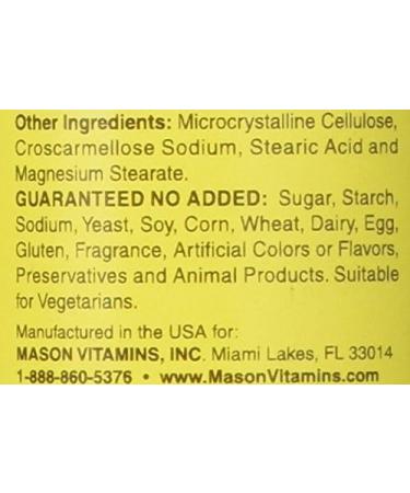 Mason Vitamins Chromium Picolinate Tablets 60 ct - Promotes Healthy Blood Sugar Levels - Buy Online on GoSupps.com