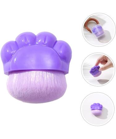 Beavorty Portable Makeup Brush Artificial Fiber Portable Concealer Brush Purple Make up Brush Plastic Blush Brush - Buy Online on GoSupps.com