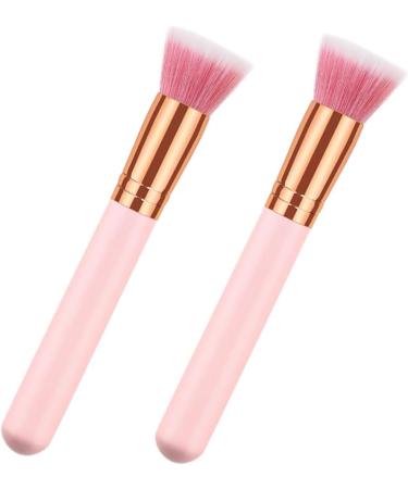 OHPHCALL 2pcs Cosmetics Brush Makeup Brishes Blush Brush Fine Bristles Highlighter Brush Makeup Brushs Wooden - Buy Online on GoSupps.com