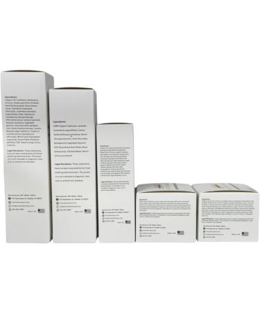 MN Mother Nature Sea Mineral 5-Piece Skincare Set Dulse Aloe Cleanser Lemon Neroli Toner Elixir Serum Clay Mask & Face Cream Seaweed & Wakame for Renewed Hydrated and Brightened Skin - Buy Online on GoSupps.com