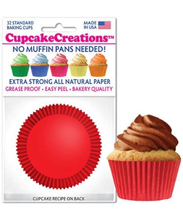 Red Cupcake Liners - pkg of 32