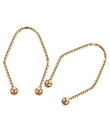 2 Pinces Fossettes en M tal Dor pour Visage et Joues Outil de Modelage des Fossettes Portable Appareil D Exercice Facial Adapt Femmes et Hommes Accessoire Visage pour