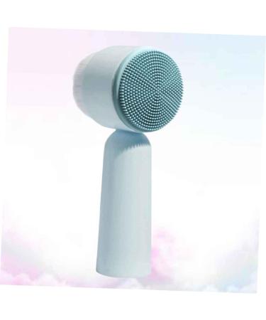 Beavorty Facial Brush Handheld Brush Silicone Bristles Soft Brush Clean Blue 5.5X12.5cm - Buy Online on GoSupps.com