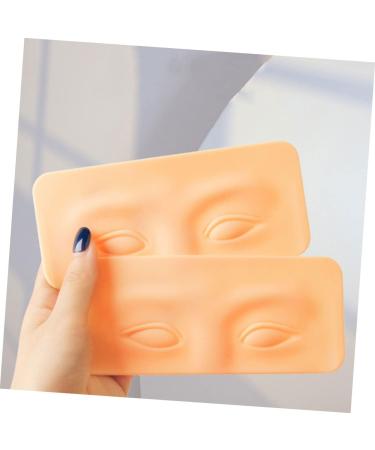 Baluue 4pcs Eyebrow Practice Block Makeup Practice Eye Make up Training Skin Practice Eye Board 16x7cm As Shown - Buy Online on GoSupps.com