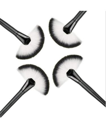 Large Fan Shape Makeup Brush - Powder Blush & Contour - Versatile Cosmetic Tool for All Skin Types - Buy Online on GoSupps.com